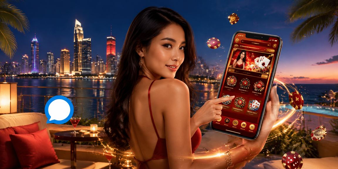 Người dùng tại Hồ Chí Minh trải nghiệm casino di động trên bãi biển