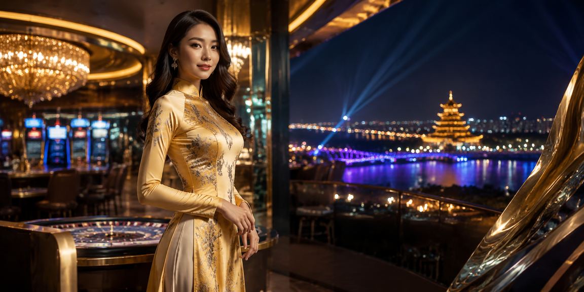 Phụ nữ mặc áo dài tại Huế đặt cược thể thao trực tuyến trên thiết bị di động