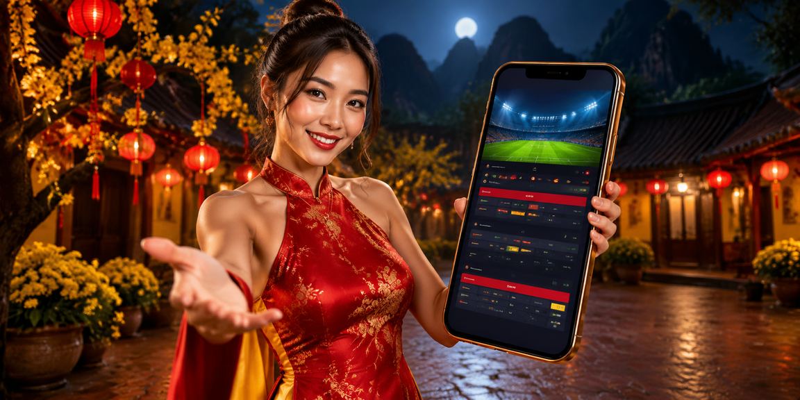 Người dùng tại Ninh Bình theo dõi kèo thể thao và phân tích kết quả qua điện thoại trong lễ hội